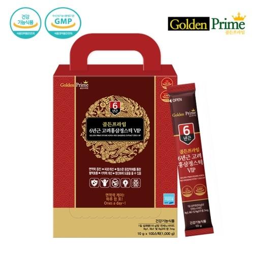골든프라임 6년근 고려홍삼정스틱 VIP 10g x 100포
