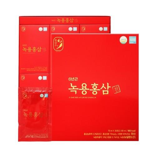 한삼수 6년근 녹용홍삼진 70ml x 30포