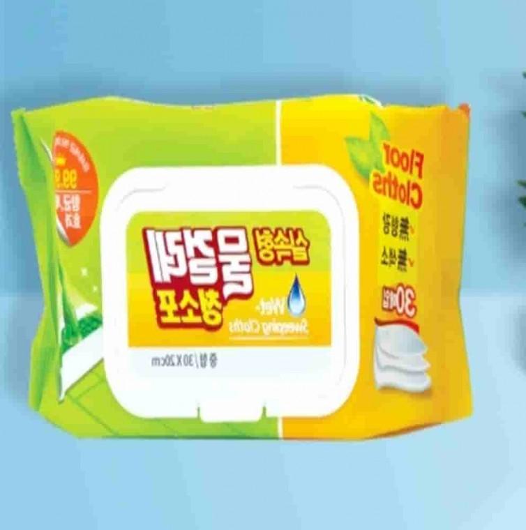 실속형 손걸레 30매 중형 30x20cm 5개 청소물티슈 청소걸레 거실걸레 밀대걸레패드