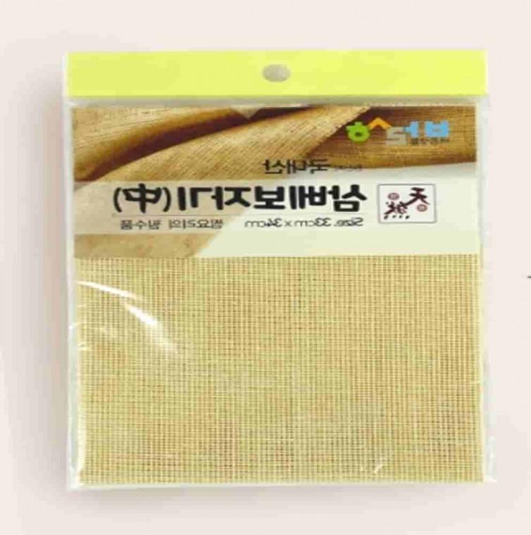 삼베보자기 중 33x34cm 3개 찜깔개 삼베찜시트 찜기받침 육수보자기
