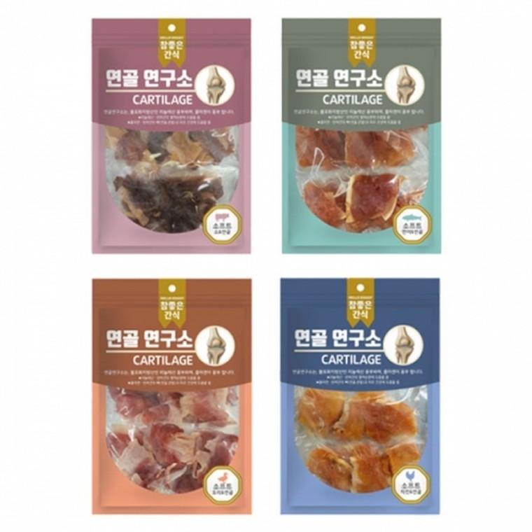 [2개묶음]헬로도기 참좋은간식 연골연구소 소프트 연골 140g