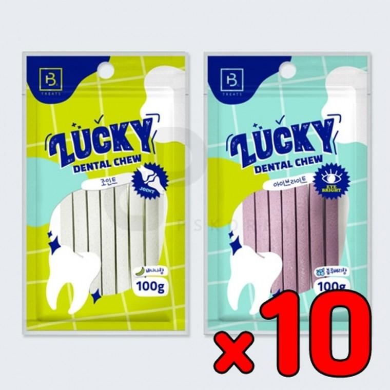 [10개묶음]브리더랩 럭키 덴탈츄 100g