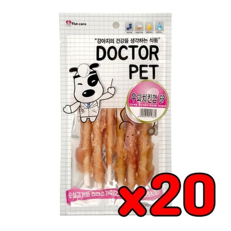 [20개묶음]닥터펫 우피 치킨껌 6P