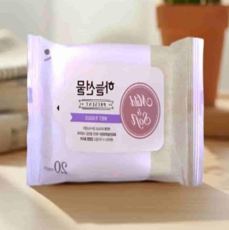 휴대용 물티슈20매 리필 소형물티슈 유아용물티슈 휴대용티슈