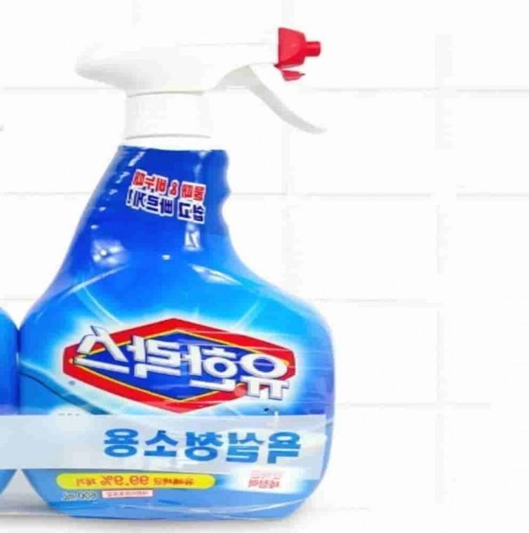 욕실 찌든때세정제 600ml 4개 화장실클리너 화장실청소세제 욕실유리물때제거 화장실세제