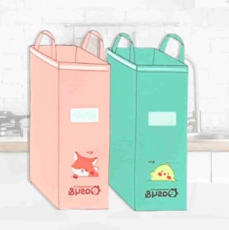 대형 재활용수거함 2P 240x430x600mm 2개 원룸분리수거함 가정용재활용분리수거함 사무실분리수거함 가정용
