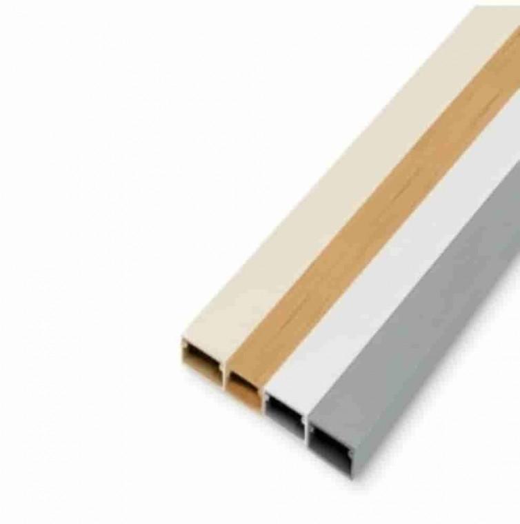 사각 전선몰드 1M 15x11mm 화이트 벽면몰딩 플라스틱몰드 인테리어자재 전선보호