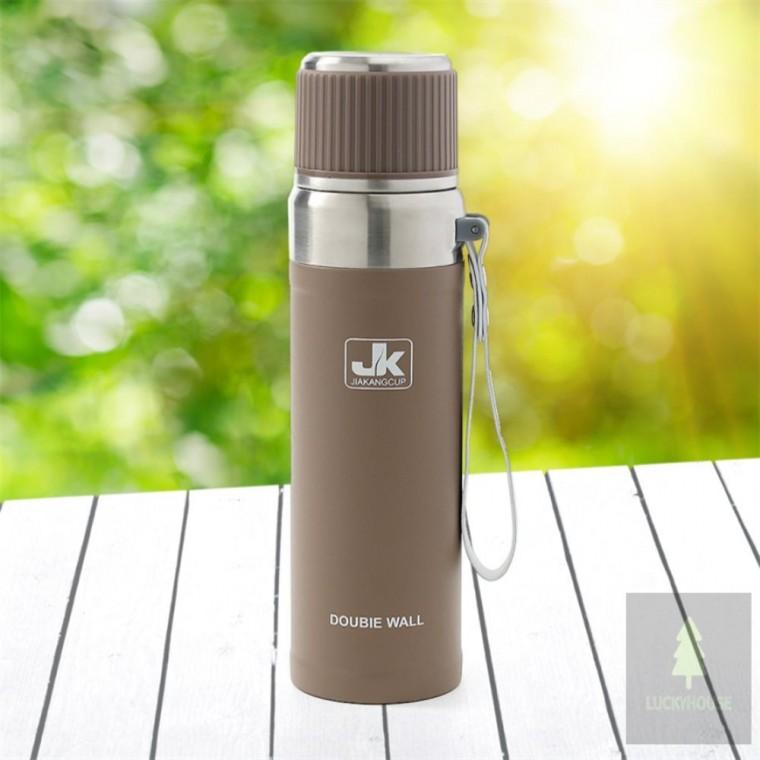 이중진공 스텐보온보냉병 500ml 브라운 여름용텀블러 대형보온보냉병 진공텀블러