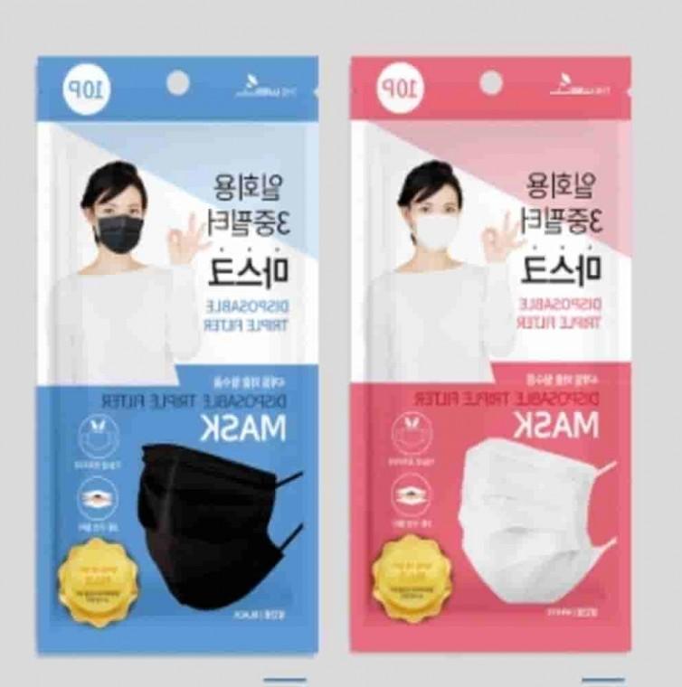 3중필터 마스크 대형 10매입 필터마스크 1회용마스크 숨편한마스크