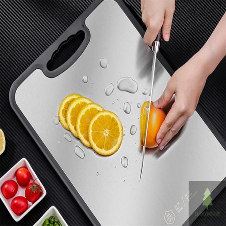 스텐 PP 양면도마 마블화이트 업소용도마 칼집안나는도마대형 304스텐도마