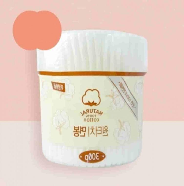 원터치면봉 300P 5개 귀청소 화장면봉 귀지제거 귀청소기