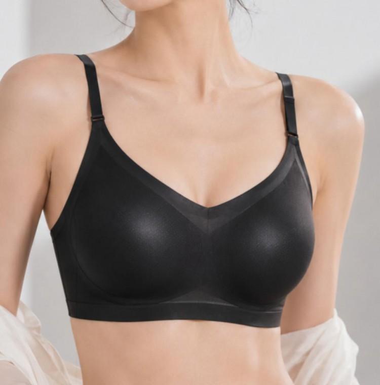 얇은 어깨끈 여름 쿨링 에어 노와이어 일체형 심리스 브라