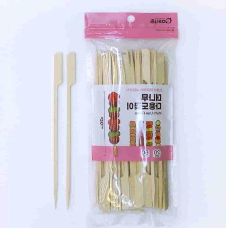 대나무 꽂이 15cm 50개입 나무스틱 대나무꽂이 나무꼬지 양꼬치꼬챙이