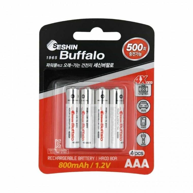 충전지 AAA 800mAh 4개입 카메라건전지