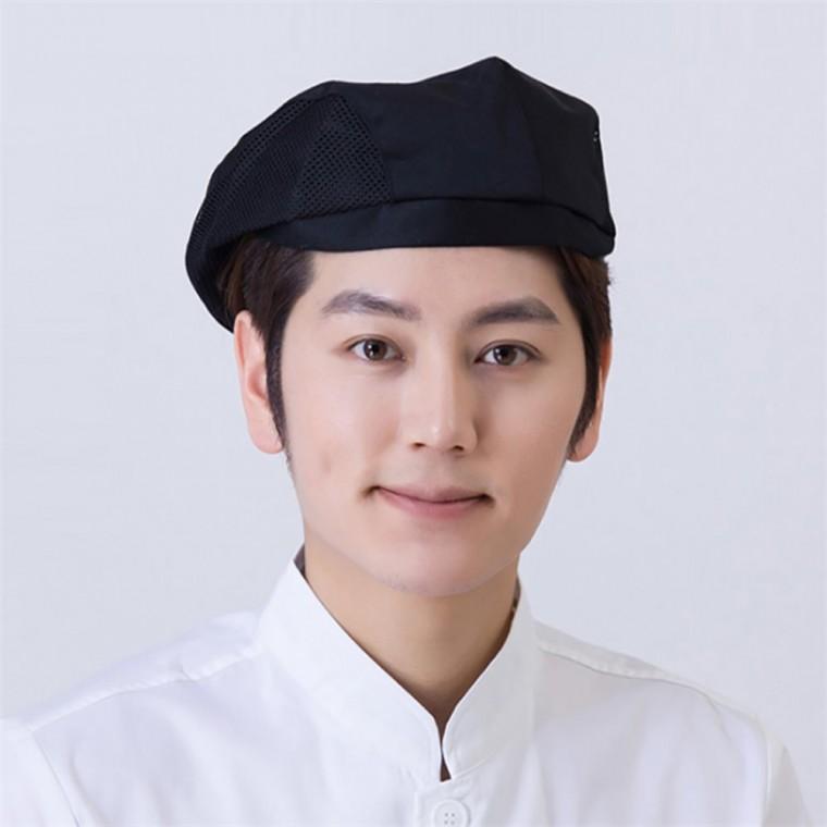 메쉬 베레모 주방모자 조리사위생모자 여성여름위생모자 식당위생모