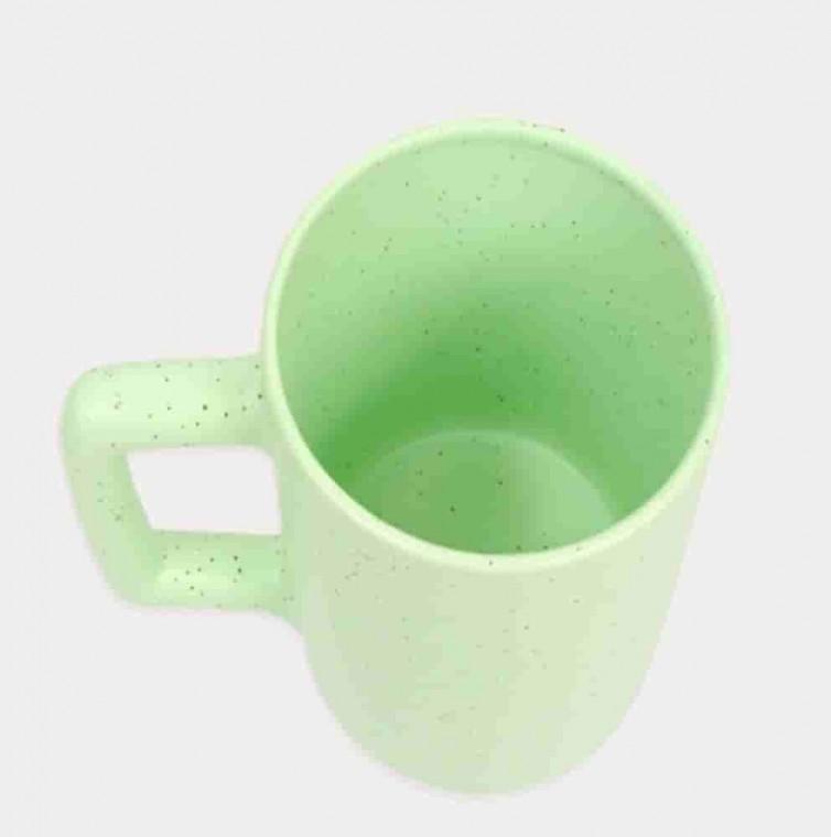 도자기컵 350ml 오트밀그린 답례품머그컵 머그커피잔 커피머그 카페머그컵