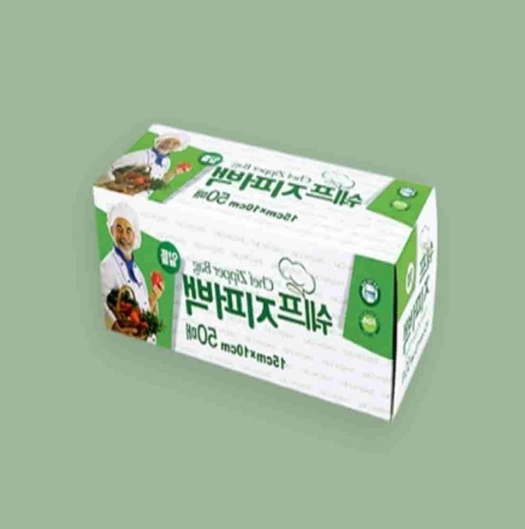 미니 지퍼백 50매 15x10cm 간식소분 원두보관 지퍼봉투