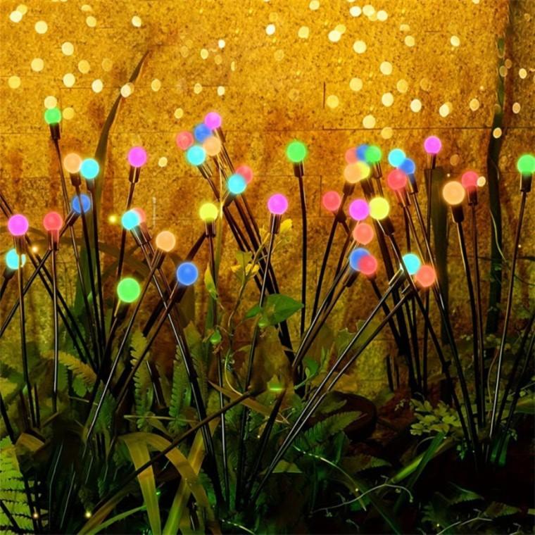 태양광 반딧불 정원등 6구 LED 컬러 태양열정원조명등 led야외정원조명등 태양광led야외등조명등