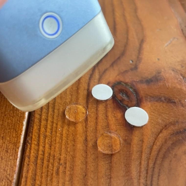 젤타입 원형 양면테이프 스티커 1cm 70P