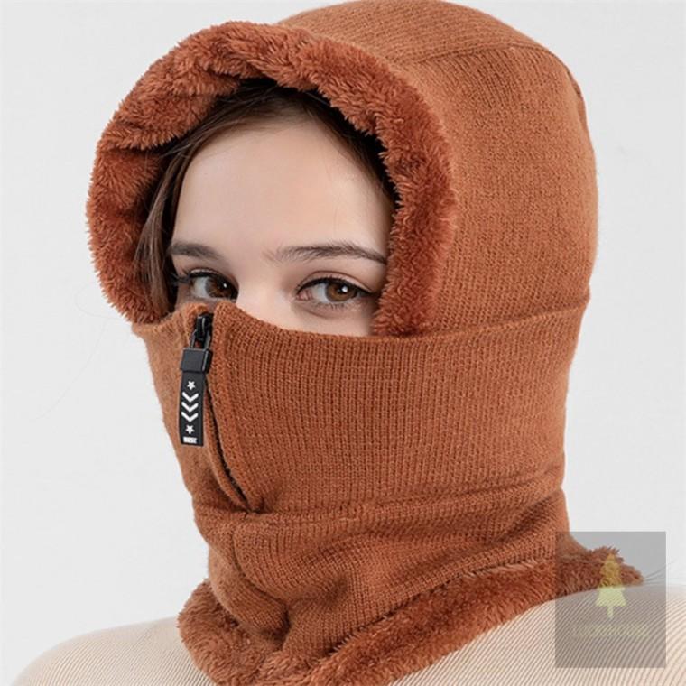 넥워머 모자 브라운 넥워머빅사이즈 목도리워머 오토바이넥워머