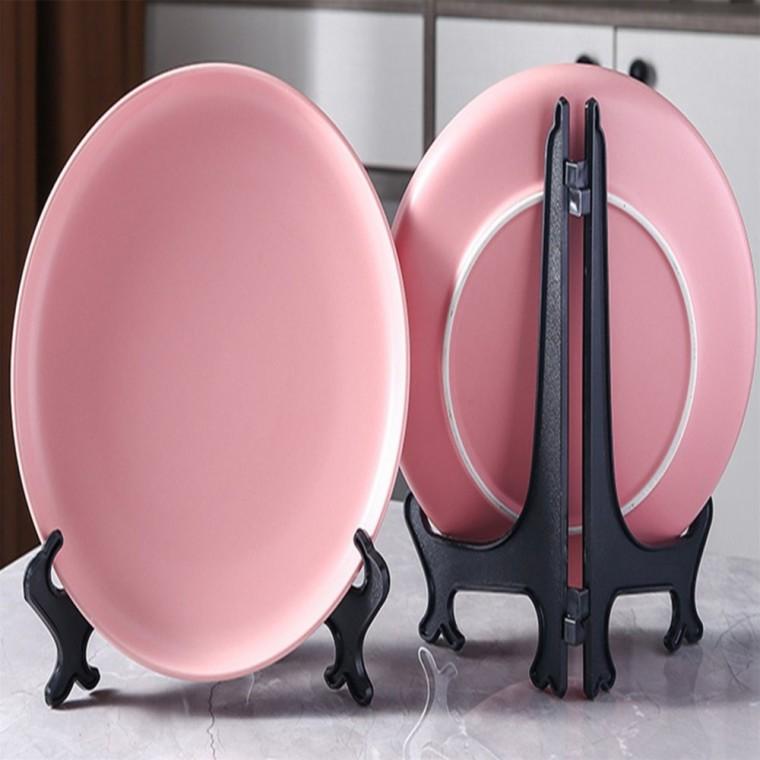 블랙 접시받침대 장식장접시받침대 아크릴액자거치대