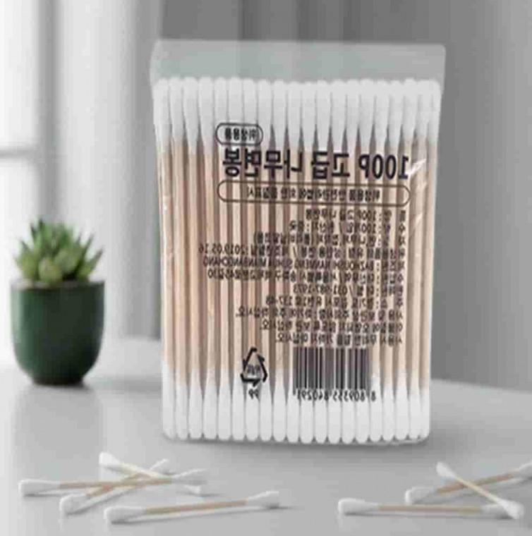 위생면봉 100P 압출면봉 화장면봉 귀관리