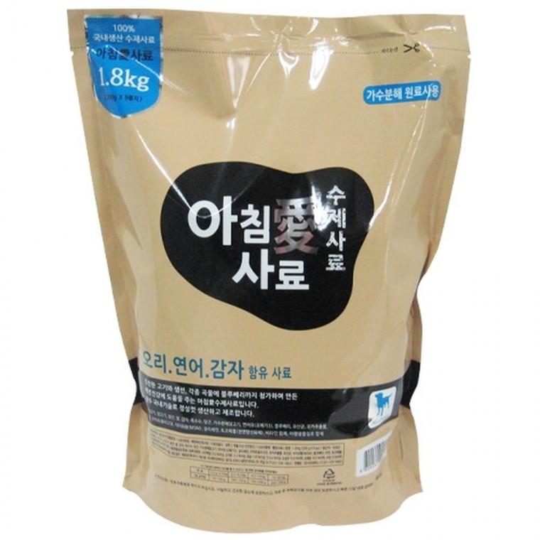아침애 수제사료 오리 연어 감자 1.8kg