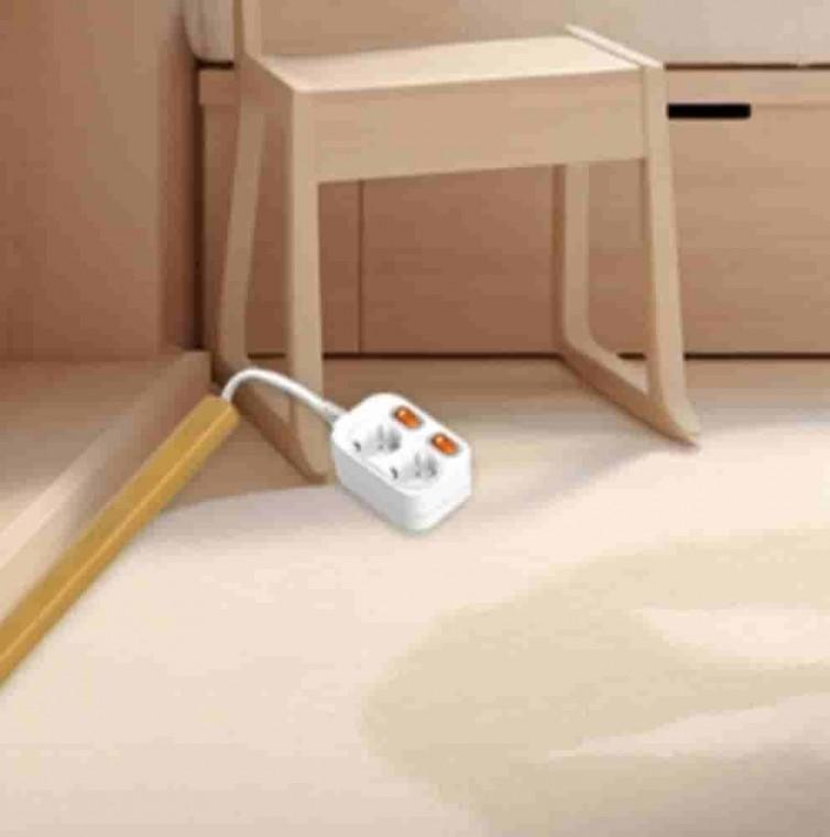 타원형 전선몰드 1M 39x16mm 우드 케이블가리개 전기선정리 케이블정리 전선정리클립