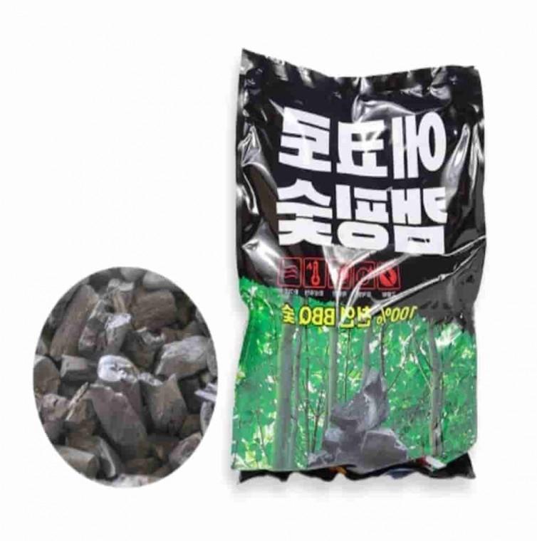 바베큐숯 2kg 2개 바비큐숯 바베큐참숯 구이용숯