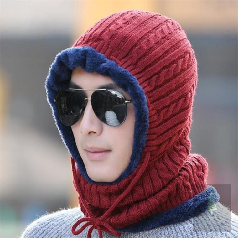넥워머 털모자 와인 남성용 겨울목토시 등산용넥워머 목도리워머