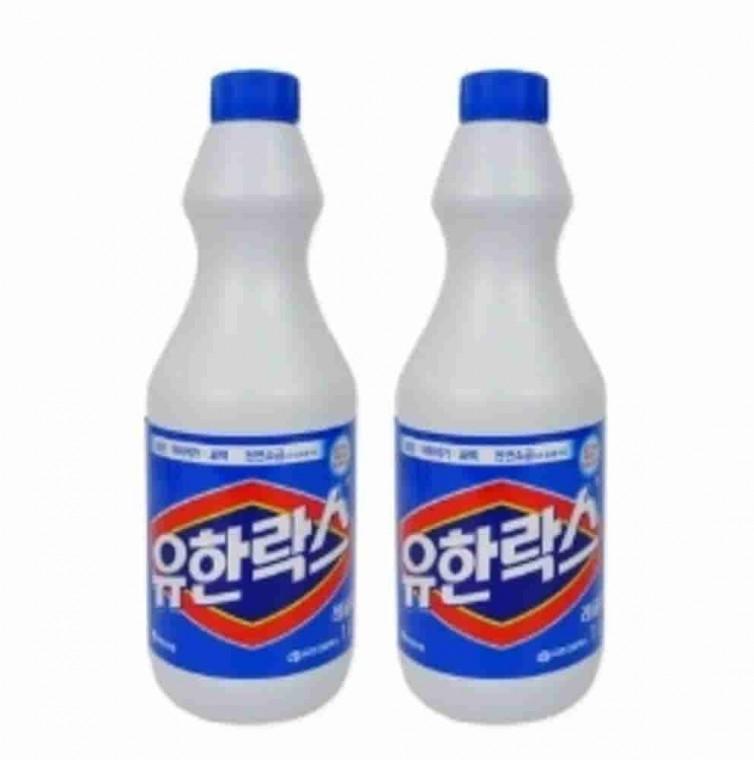 샬균표백제 1L 2개 소독용품 청소락스 청소용락스 욕실청소락스