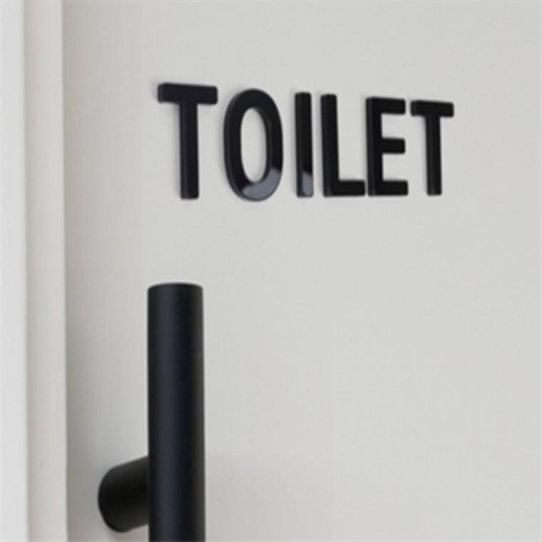 부착식 TOILET 표지판 화장실팻말 화장실사인물 화장실표찰