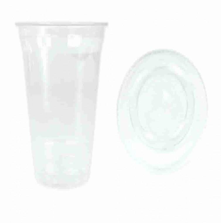 일회용 투명컵 473ml 평판뚜껑 100개 테이크아웃잔 테이크아웃아이스컵 테이크아웃커피컵