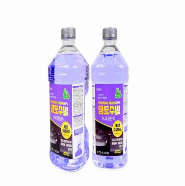 차량 유리 발수코팅 워셔액 2L 겨울용워셔액 와셔액 자동차유리세척