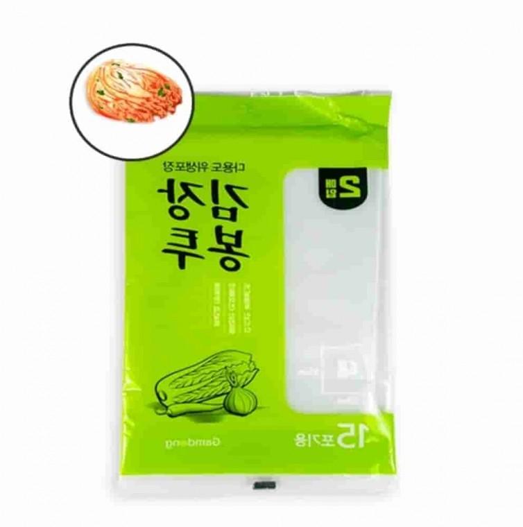 김장봉투 대 15포기 63x95cm 10개 대형투명비닐 대형김장비닐 대형비닐봉지 김치비닐