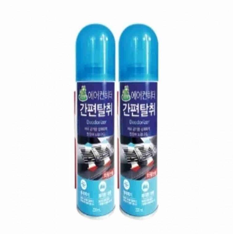 차량 에어컨히터 탈취제 220ml 2개 차량에어컨냄새제거 차량냄새제거 차량용탈취제 자동차에어컨탈취제