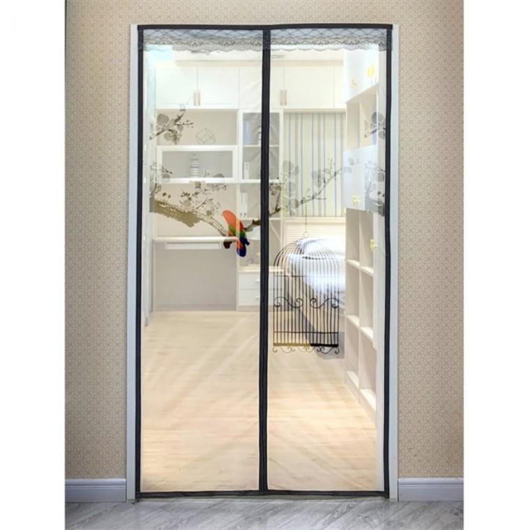 현관문 방문 자석 방충망 모기장 90x220cm 출입문모기장 방문방충망 방문형모기장