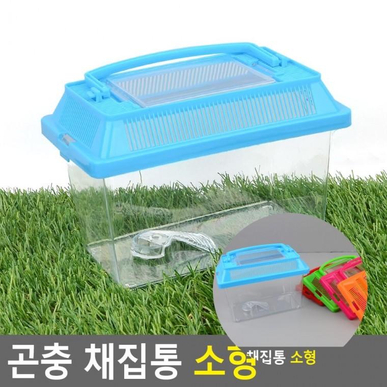 곤충 채집통 소형 고슴도치사육장 곤충통 다슬기채집통