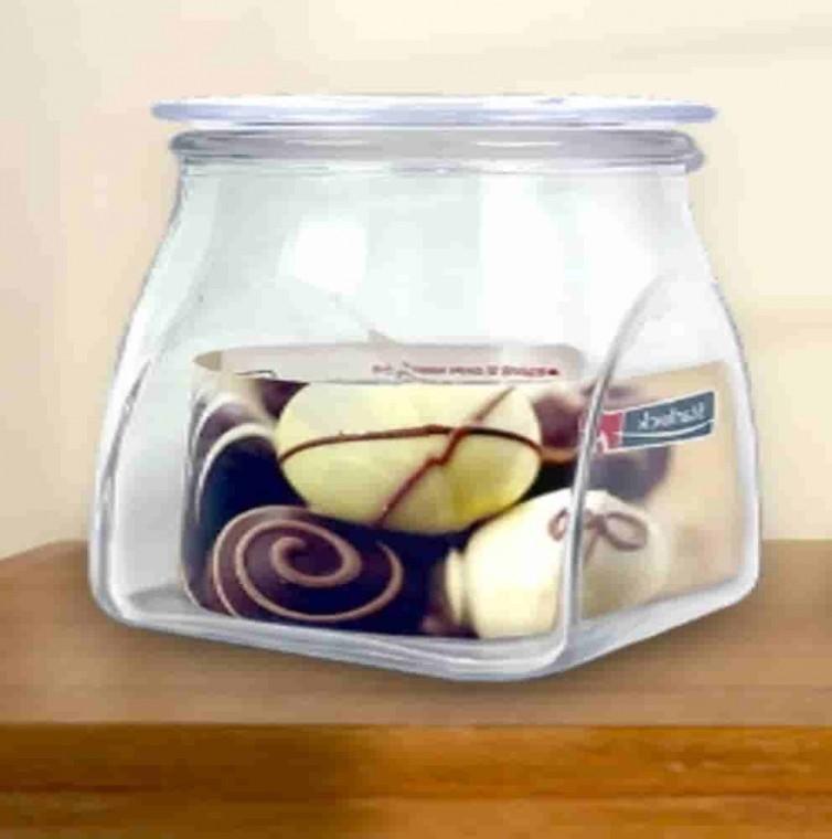 사각 유리 양념병 600ml 2개 고추가루통 설탕통 깨통 예쁜양념통