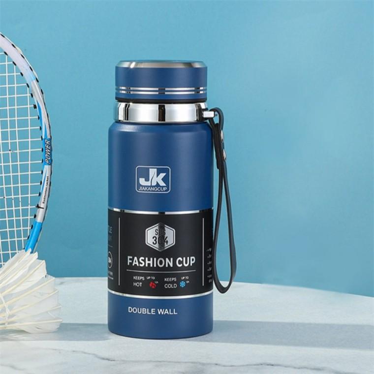 이중스텐 보온병 600ml 블루 보온보냉스텐진공보온병 보온물병 보냉병
