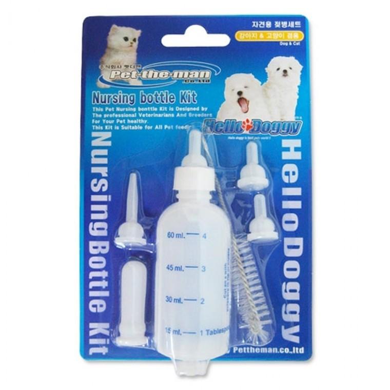 [2개묶음]헬로도기 젖병세트 60ml