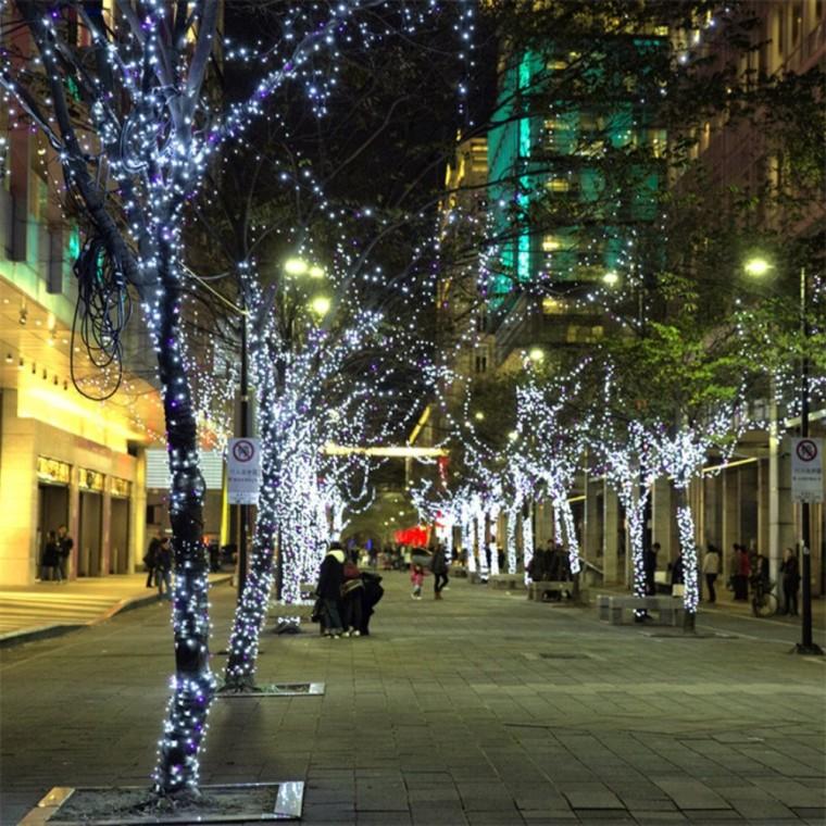 LED 장식전구 트리조명 50구 백색 5m 야외용줄전구 야외led전구 led야외조명등