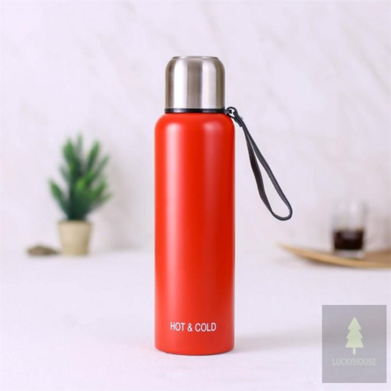 이중진공 스텐 보온보냉병 1.5L 레드 보온보냉물병 스텐텀블러 등산용보온병