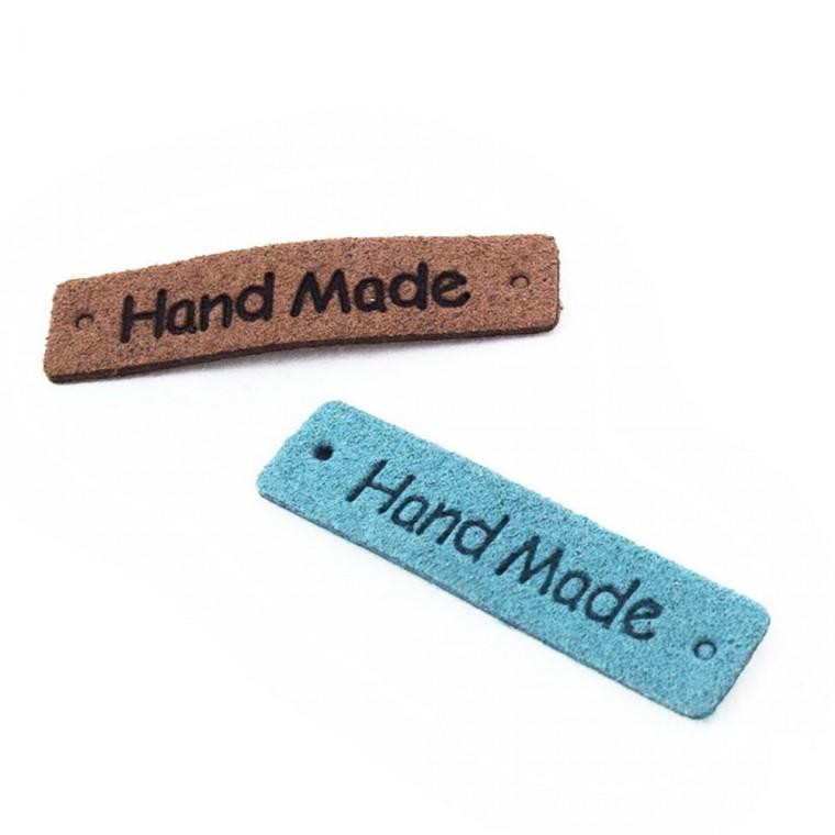 핸드메이드 인조가죽 라벨 HANDMADE 핸드메이드라벨 이름라벨