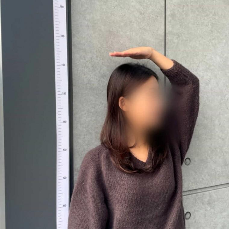 키재기자 스티커 화이트 붙이는키재기 벽키재기
