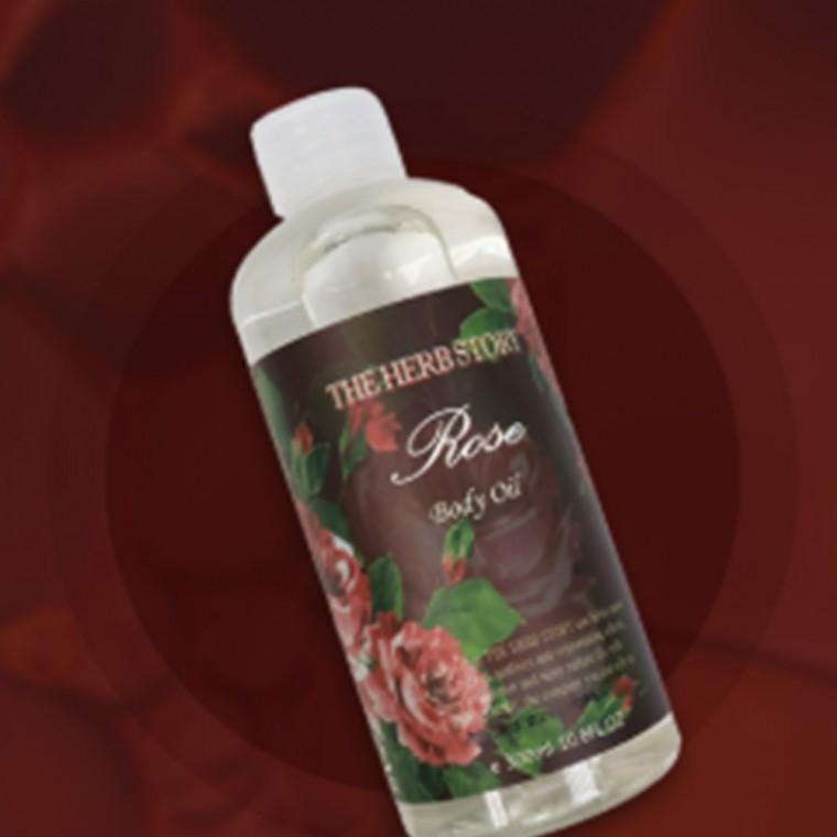 더허브스토리 바디오일 300ml 끈적임없는바디오일 탄력바디오일