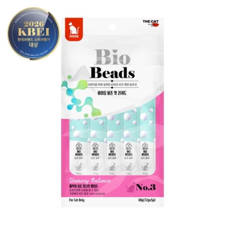 더캣 비비캣 캡슐이 보이는 고양이 짜먹는 영양 간식 [유리너리 밸런스] 5P (12gx5개)
