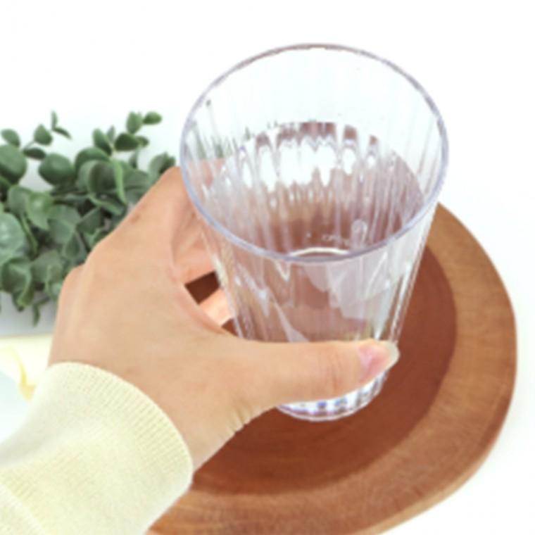 물컵 450ml 투명 내구성좋은컵 심플물컵