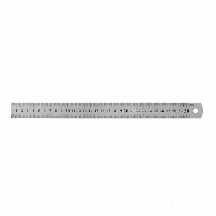 양면 눈금 스틸자 30cm 스테인레스자 재단자