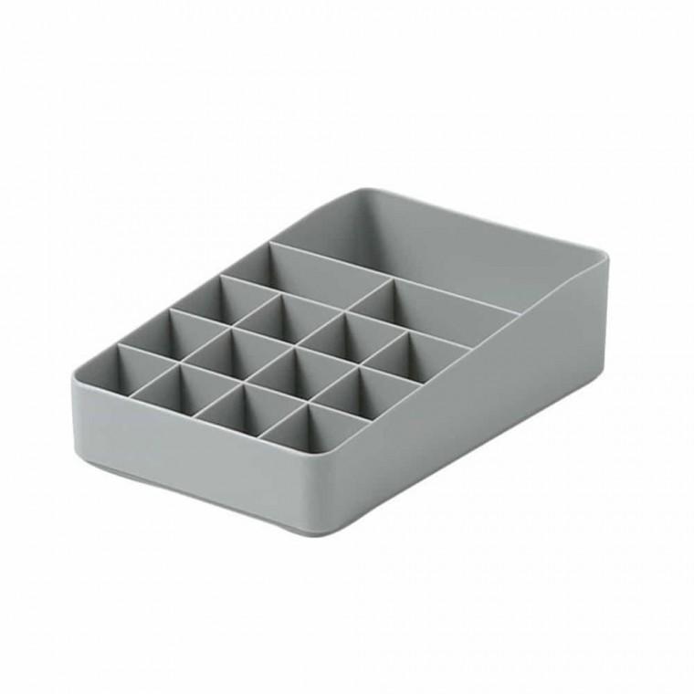 칸칸이 화장품정리함 그레이 화장품보관함 화장품정리트레이